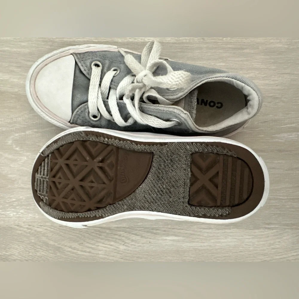 Converse All Star Madison Grey/Pink Girls Size 11